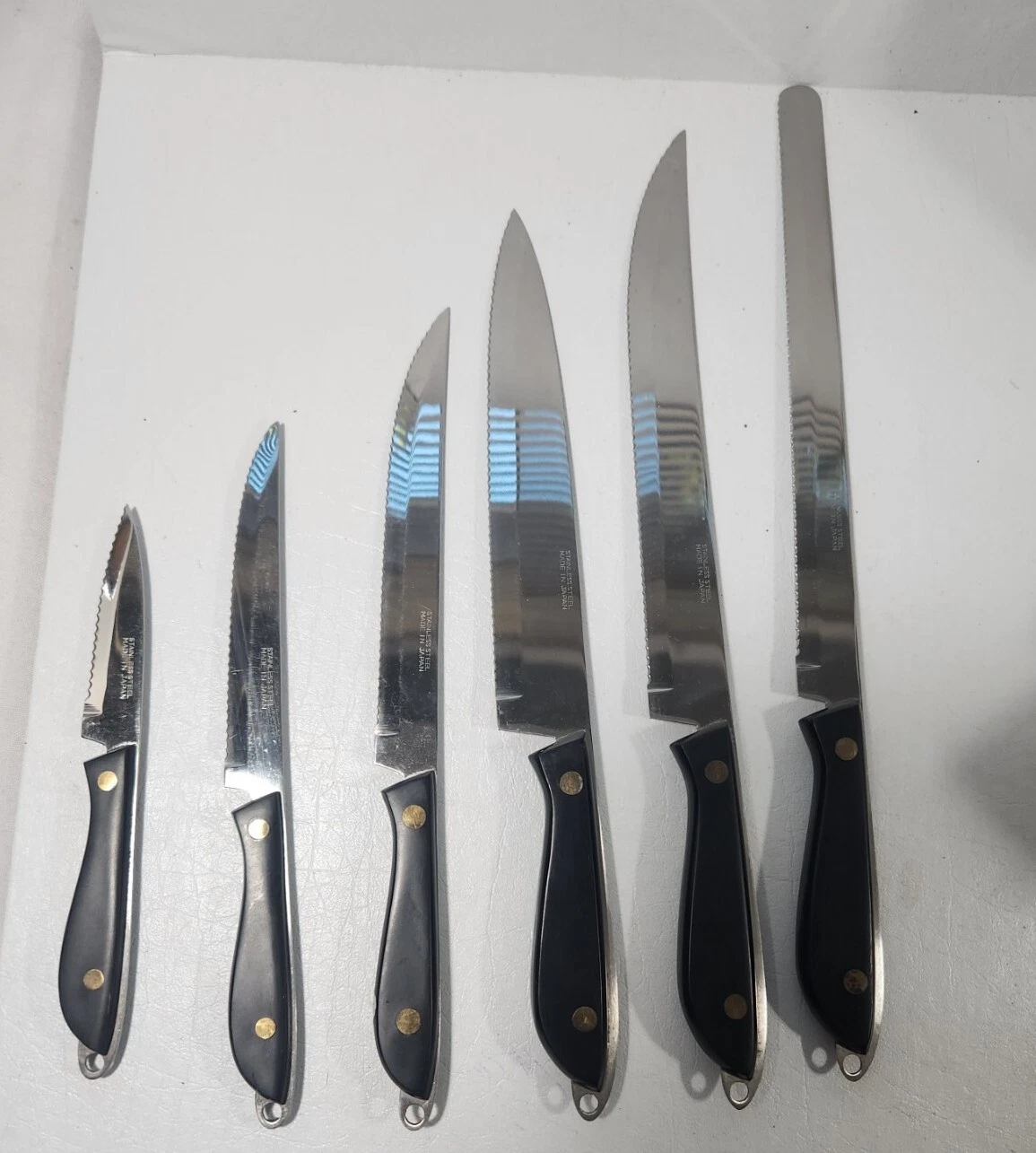 Stainless Steel Japan Serrated Steak Knives Set 5