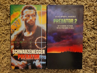 VHS Lot: Predator 1/2: Arnold Schwarzenegger