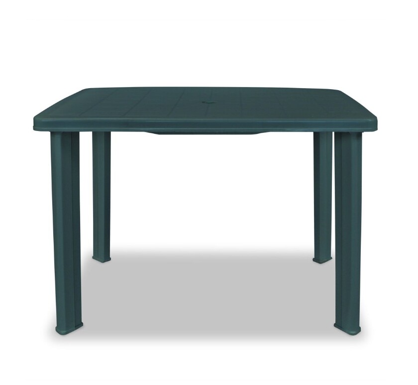 Green Plastic Garden Table Outdoor Patio Dining Coffee Picnic Camping