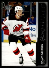 2021-22 UPPER DECK YOUNG GUNS Mason Geertsen New Jersey Devils #470 R101
