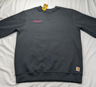 Carhartt Loose Midweight Crewneck Black Sweatshirt "Mean Girls Musical" Large