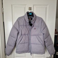 Dickies Alatna Lilac Grey Puffer Jacket Coat