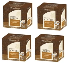 Harry & David Coffee, Butterscotch Caramel, 4/18 count boxes - 72 total cups