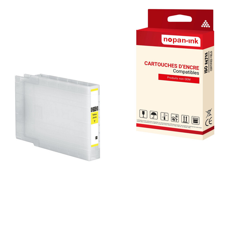 Cartouche compatible Epson T04A4 C13T04A440 noir jaune 8000 pages imprimante