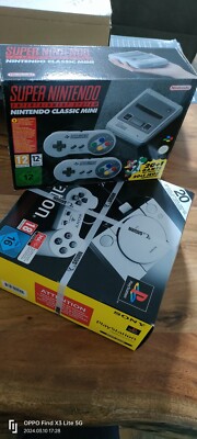 Classic Mini Konsolen PS1 classic & Snes classic Bundel 