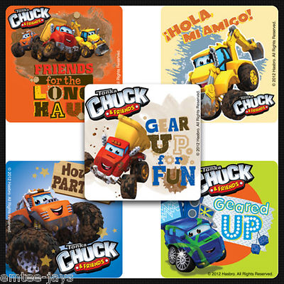 Chuck & Friends Stickers x 5 - Party Favours - Tonka Stickers ...