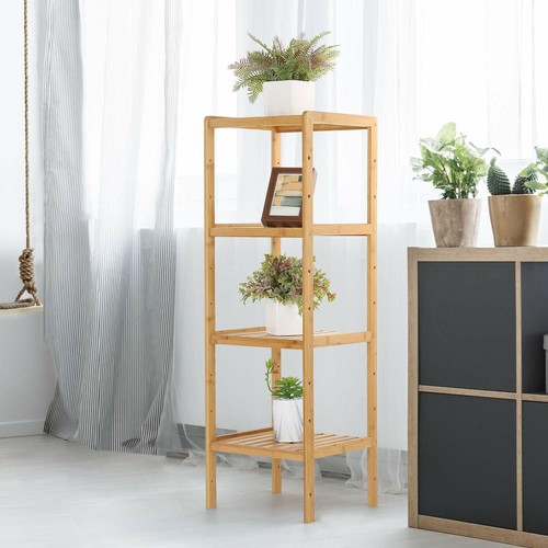 Tall Flower Plant Stand Display Shelf Storage Holder Indoor Kithen Bathroom Deco - Picture 3 of 12