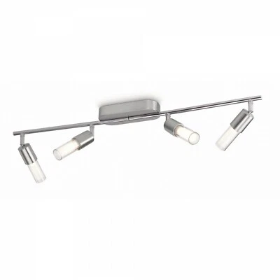 Philips Ledino Spot LED 4flg. Silber Strahler Deckenleuchte - Bild 1 von 3