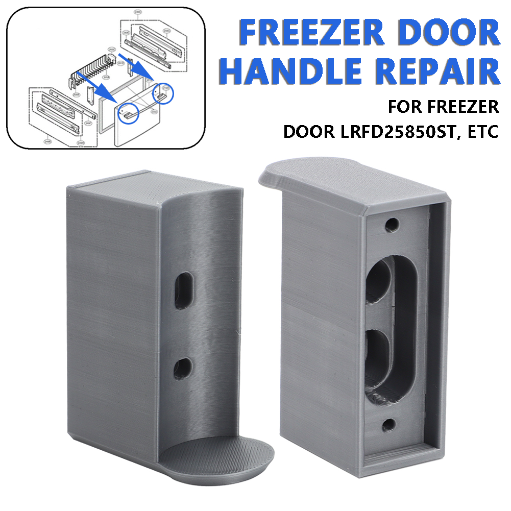 2PCS For LG 3651JA2268G LRFC25750SB Freezer Door Handle Repair Kit