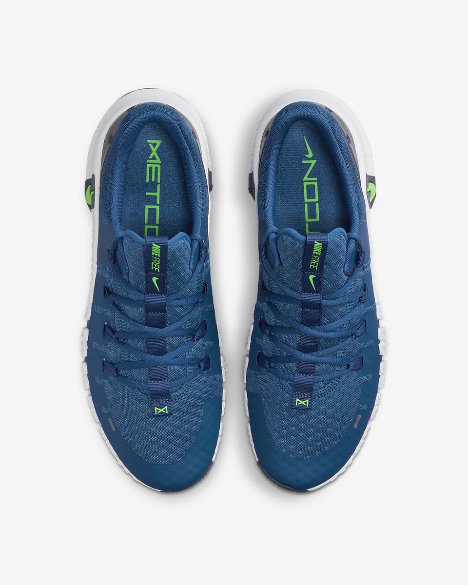 Nike Free Metcon 5 Training Shoes Court Blue Green Strike  display picture 1
