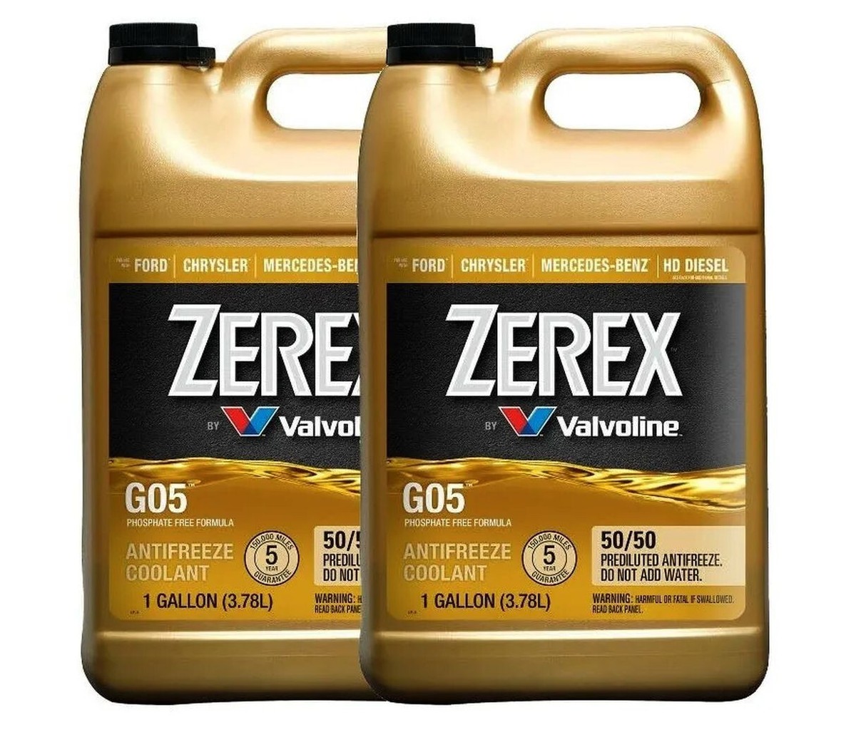 セツ。ページ x2 GALLON PACK ZEREX YELLOW Coolant Fluid Antifreeze For ACURA