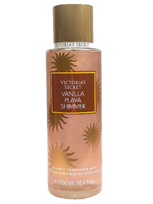 VICTORIA S SECRET VANILLA PLAYA SHIMMER FRAGRANCE BODY MIST SPRAY SPLASH 8.4 oz