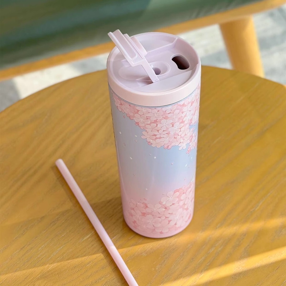 Starbucks Coffee - 【海外スタバ】SAKURA2024 16oz ピンク&amp;ブルーグラデタンブラー Starbucks Coffee - 【海外スタバ】SAKURA2024 16oz ピンク