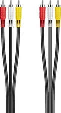 Best Buy essentials- 6' Composite A/V Cable - Black