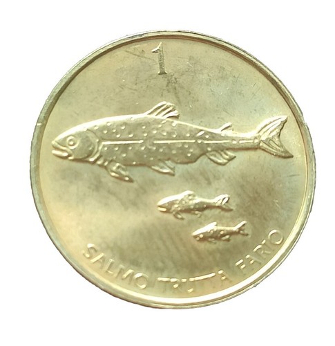 Coin.Lot of coins Animals.Mountain sheep Swallow Fish Bull Heron 6 coins - Picture 7 of 14