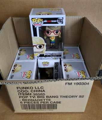 Lot of 6) Funko Pop! - Big Bang Theory - #783 - Bernadette
