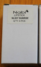New Nabi Professional Matte Lipstick, NLS37 Sunrise, Box Set of 6