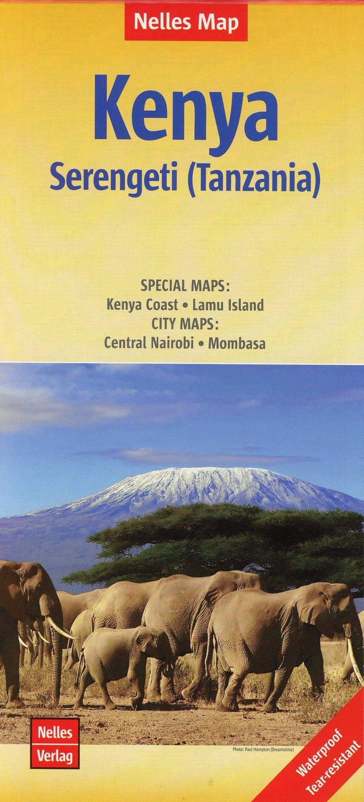 Thumbnail - Nelles Map Landkarte Kenya - Serengeti (tanzania), Kenia -