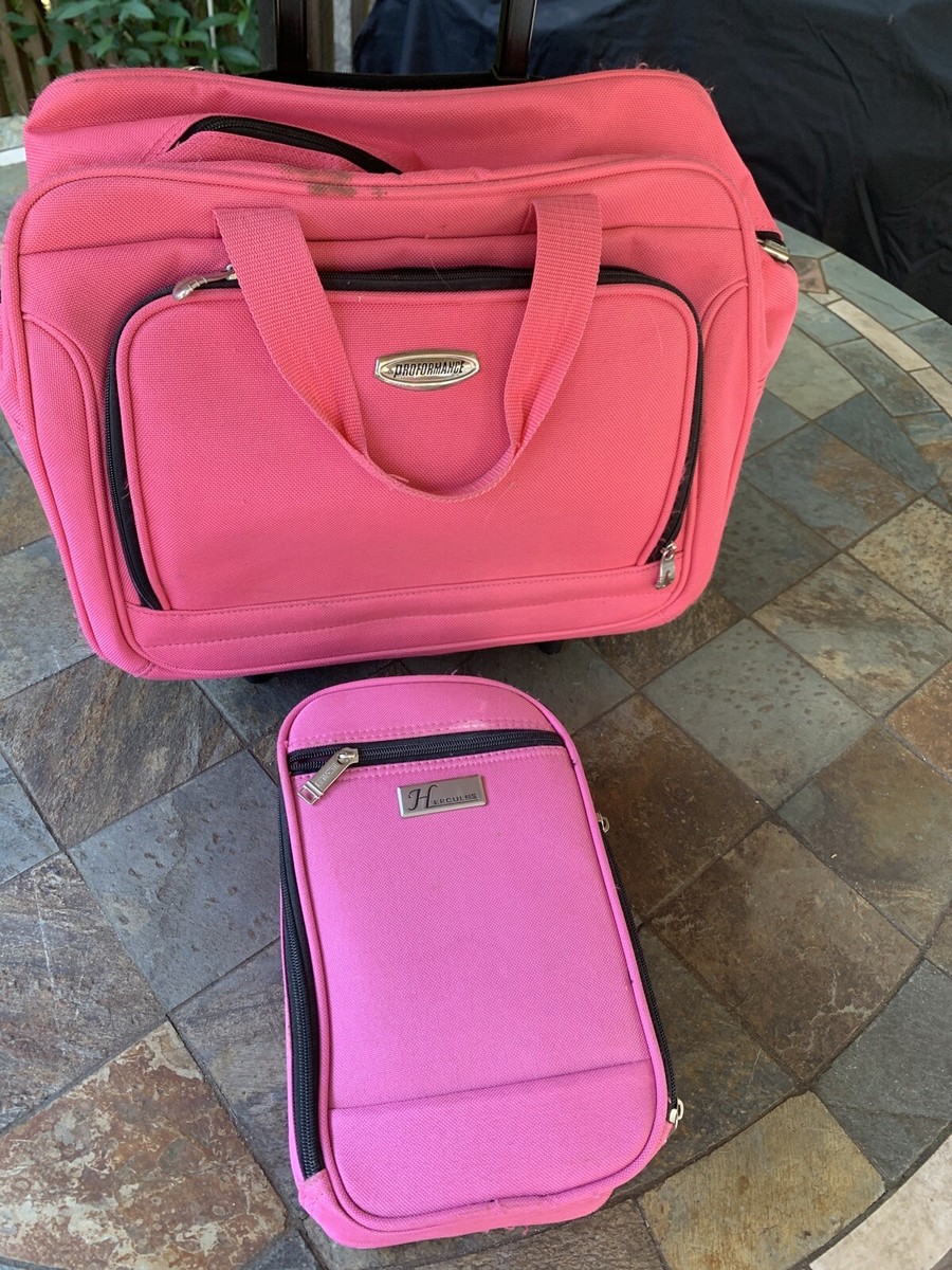 Performance Luggage Pull Behind Hercules Makeup Case PRETTY IN