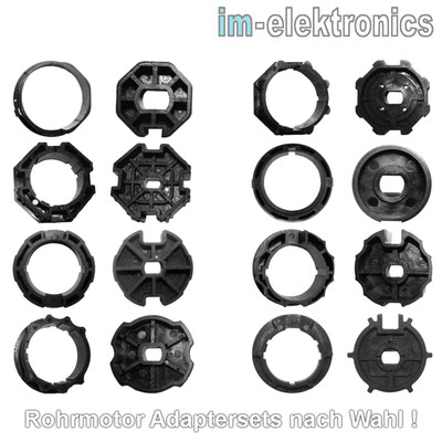 IM IMF Wellen Adapter Set für Rolladenmotor Rolladenantrieb Rohrmotor Rollomotor