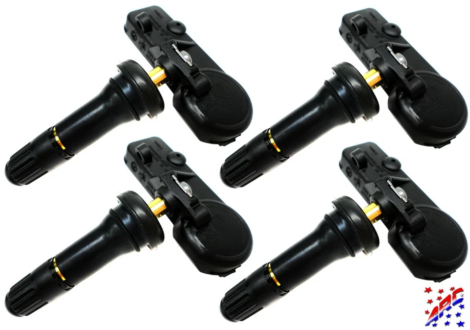 Juego completo de 4 sensores de presión de neumáticos genuinos OEM GM TPMS para camionetas GMC Foto 2 de 4