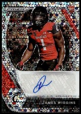2021 PANINI PRIZM DRAFT JAMES WIGGINS DPA-JAW MT RC PRIZM AUTOGRAPH FAST BREAK