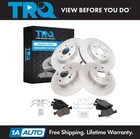 TRQ Front & Rear Ceramic Brake Pad & Rotor Kit for 2018-2021 Honda Accord
