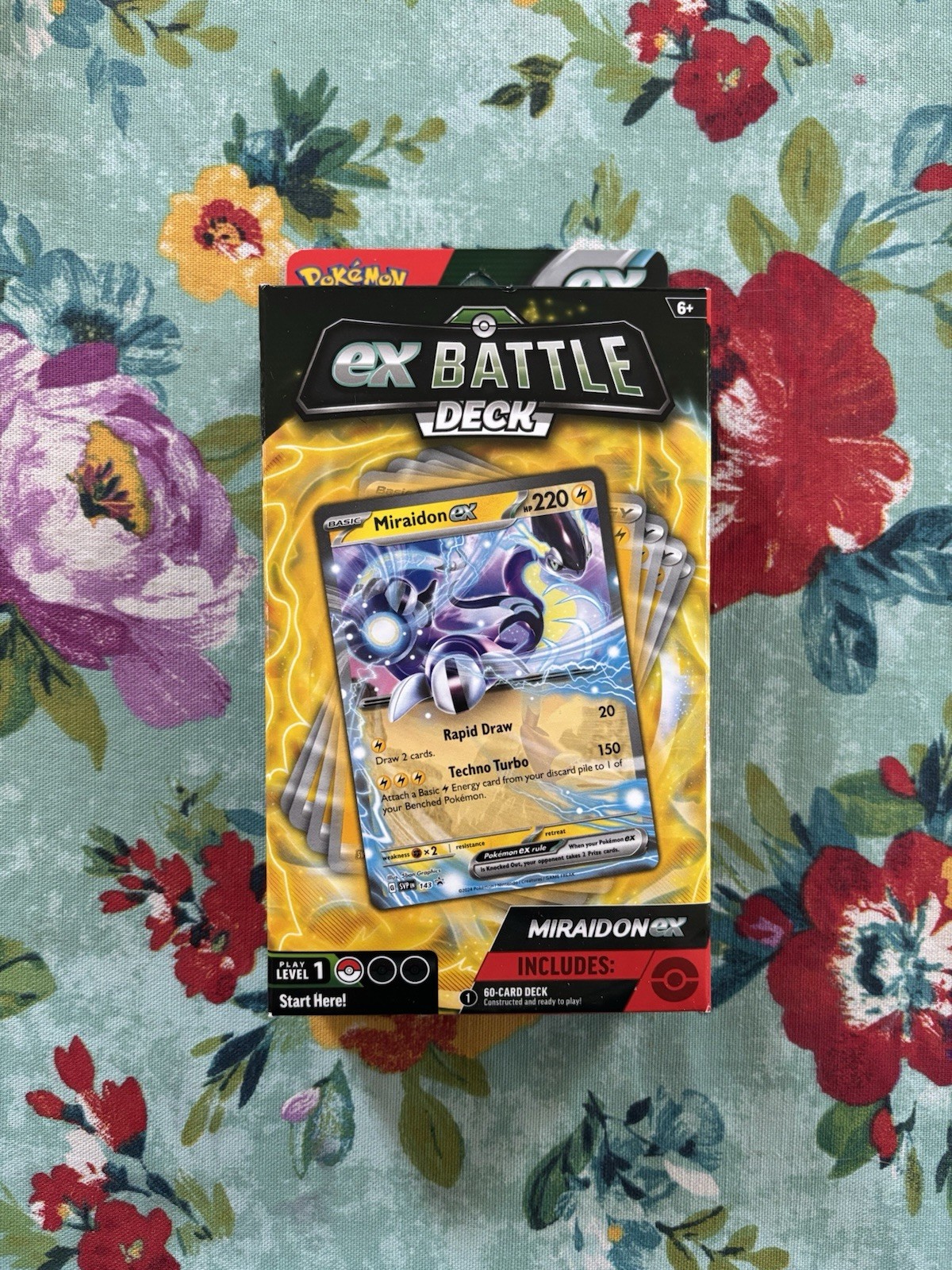 Pokemon TCG Miraidon Ex Battle Deck - Pokemon cards - League Approved deck