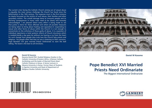 Pope Benedict XVI Married Priests Need Ordinariate Daniel W Kasomo-image