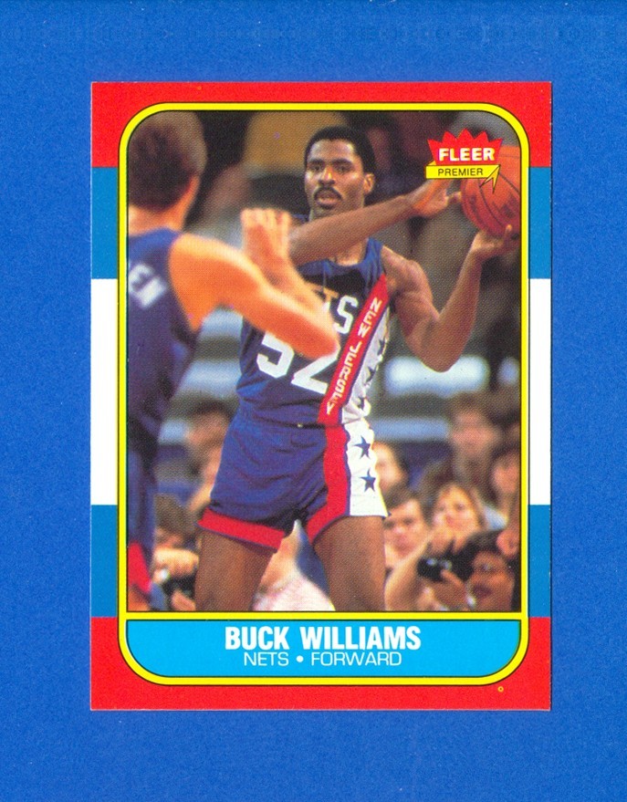 1986/1987 Fleer Basketball #123 Buck Williams '86 RC Rookie Card NM/MT Condition