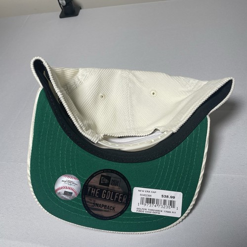 NEW ERA Golfer Pittsburgh Pirates Corduroy Snapback Hat Pirates Side Patch NEW - Picture 8 of 12