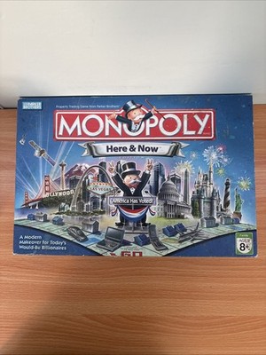 Monopoly Here & Now Edition America Has Voted Board Game Family Fun