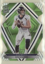 2020 Panini Spectra Neon Green Prizm Die-Cut 14/30 Drew Lock #15 2jq