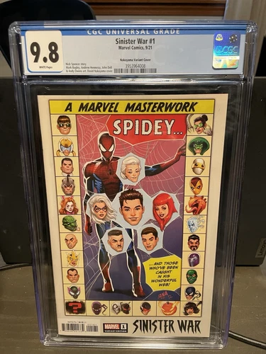 Sinister War #1 (2021) CGC 9.8 1:25 David Nakayama Variant