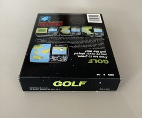 NES Golf Complete In Box W/ Manual + Poster+ Sleeve+ Tested & Works
