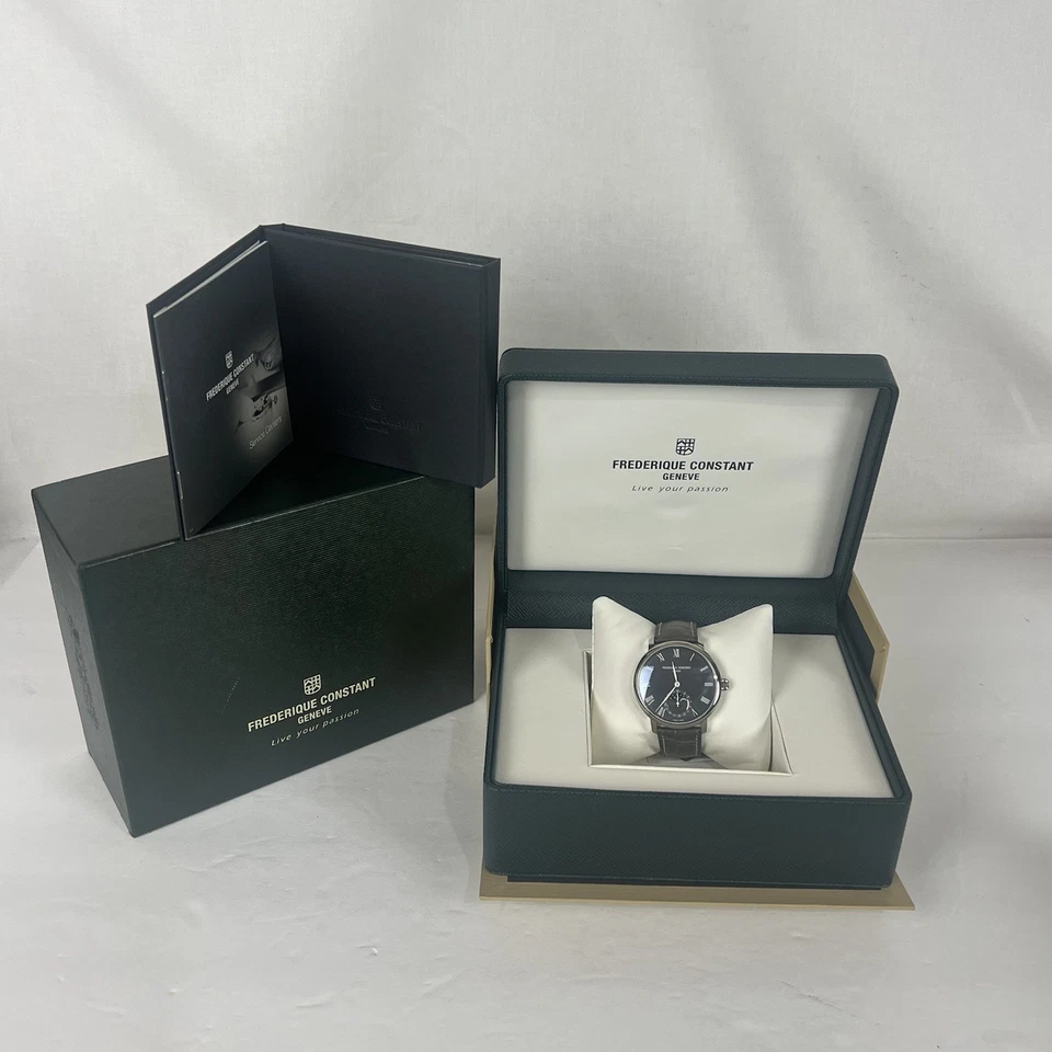 Frédérique Constant Slimline Moonphase Manufacture FC 705xa 454 Mens Swiss Watch - Image 2 of 4