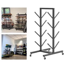 Skateboard-Rack auf R&auml;dern, robuster Snowboard-Organizer,