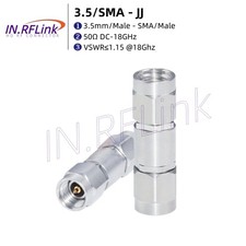 RF Test Adapter 3.5mm Male To SMA Male DC-18GHz MMWave Microwave Connector