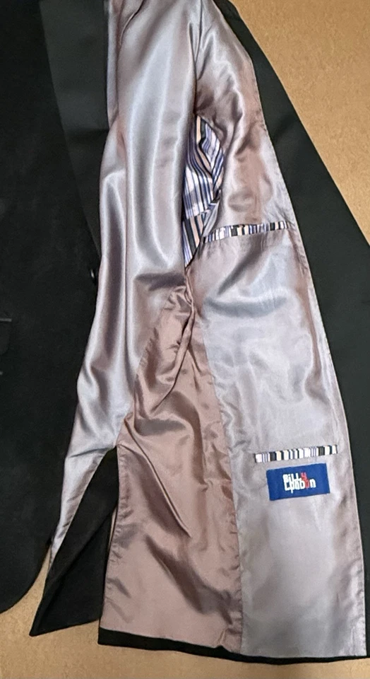 Куртка блейзер Billy London черная бархатная ткань - 40 л - Изображение 4 из 4