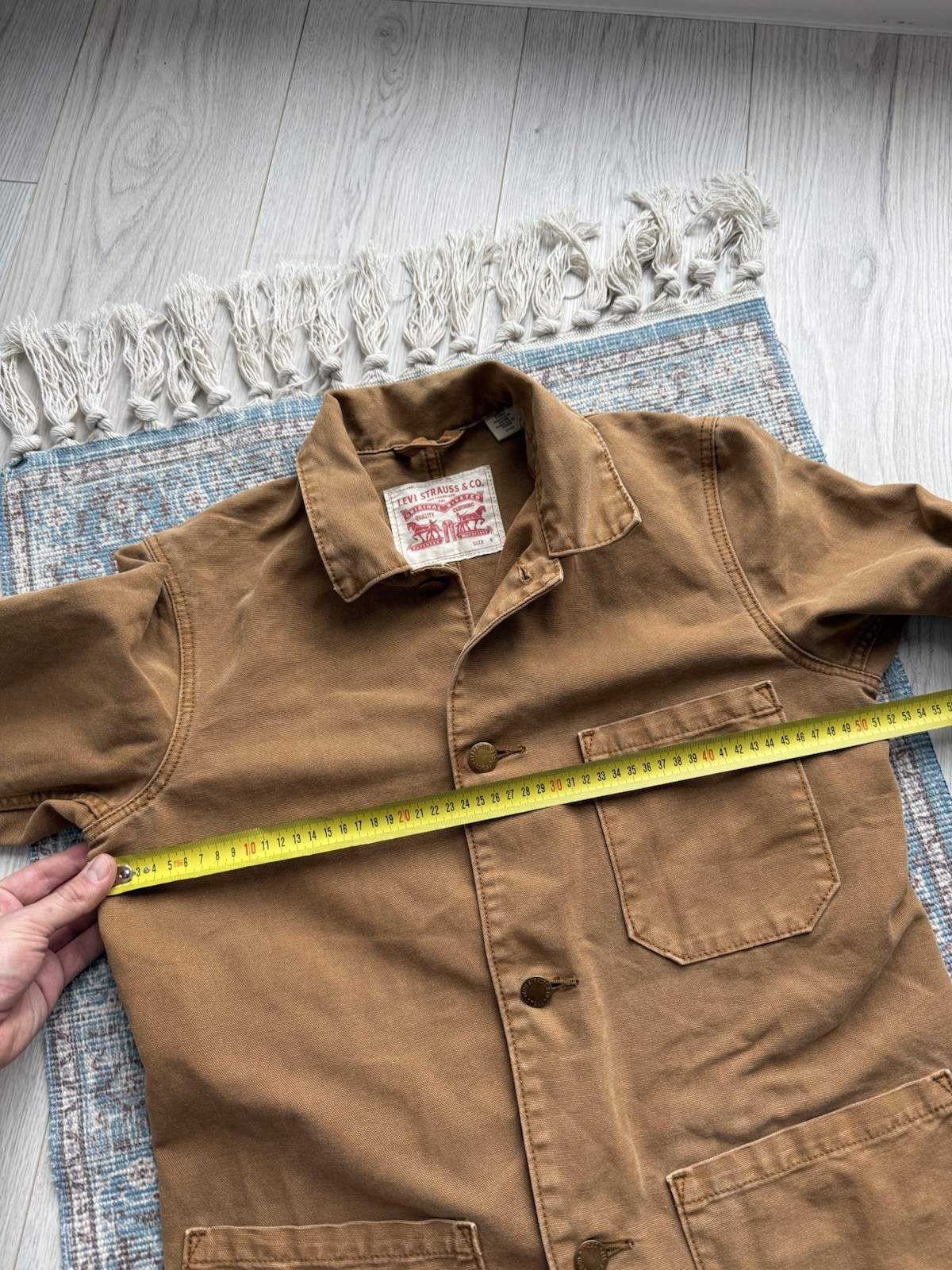 Levi’s Engineer Chore Canvas Worker Jacket Men Si… - image 11