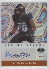 2020 Panini Illusions Rookie Signs Orange Davion Taylor #RS38 Auto 0w8
