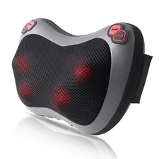 Vaterbeing Neck Massager Pillow, Shiatsu Back Massager with Heat and Removable