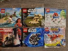 Lego Poly Bags Set Of 6: Star Wars, Marvel, Disney, Creator, Sonic, New