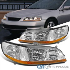Fits 1988-2002 Honda Accord 24dr Headlights Corner Signal Lamps Assembly 98-02