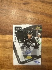 2022 Upper Deck NSCC Top Shelf Rookies Auto - Quinton Byfield #45/50