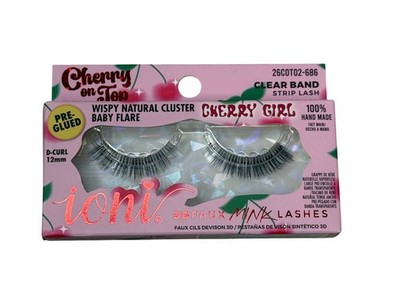 Ioni Cherry Girl Pre Glued Wispy Cluster Lashes Baby Flare Faux Mink