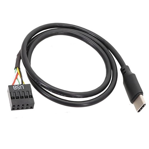 1Pcs USB 9Pin to USB Type C Cable for Computer Motherboard to USBC3771 - Picture 2 of 7