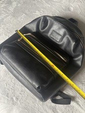 The Honest Company City Backpack Black  Sturdy Vegan Leather Backpack  Diap...