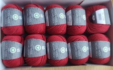 Lana Grossa Cool Wool Big Melange, 500g rot meliert,10x50g Merino