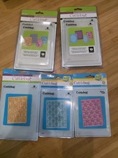 LOT Of Cuttlebug Embossing Folders Lot of 5 BRAND NEW